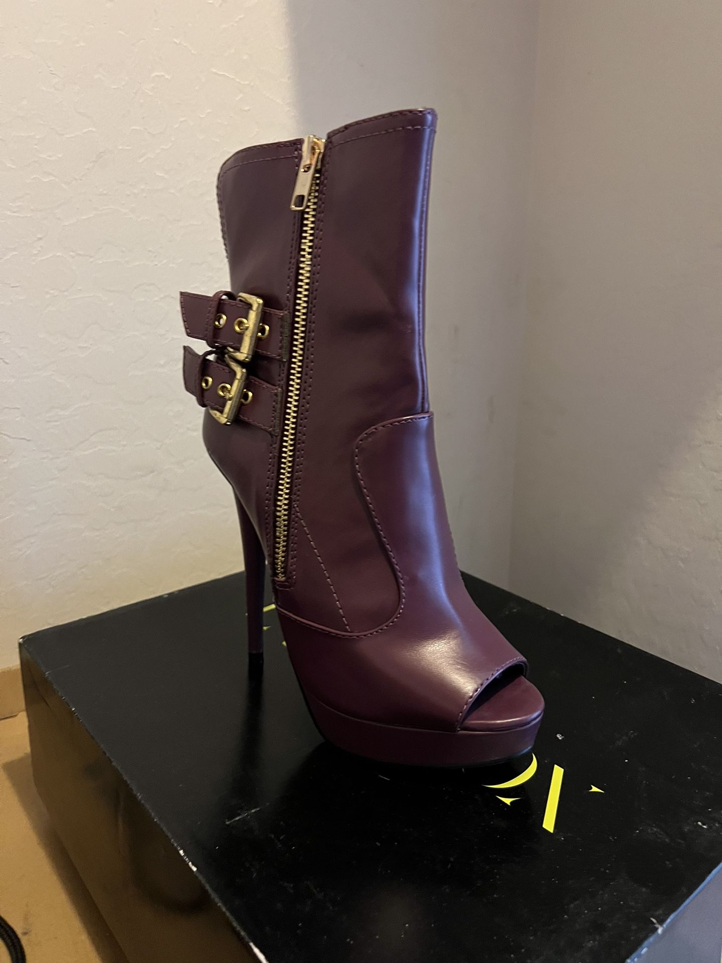Maroon Boots