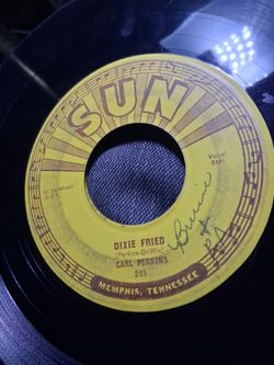 CARL PERKINS 7" Dixie Fried & I'm Sorry I'm Not Sorry-Rockabilly 45