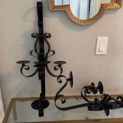 2 Candle Holder Wall Sconces