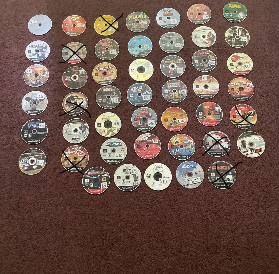 PS2, Xbox, And Wii Games (Check Description)