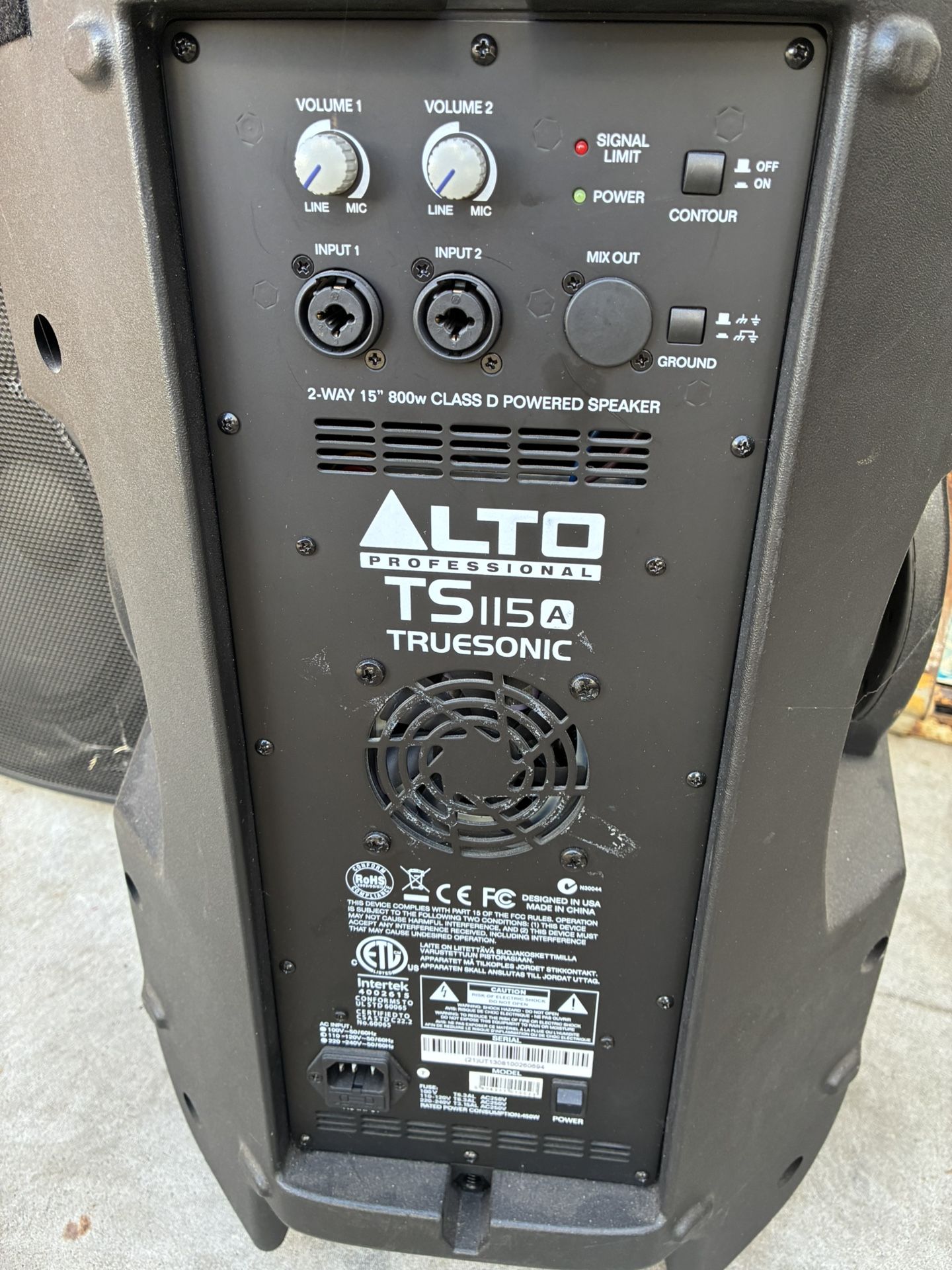 Power Speakers DJ