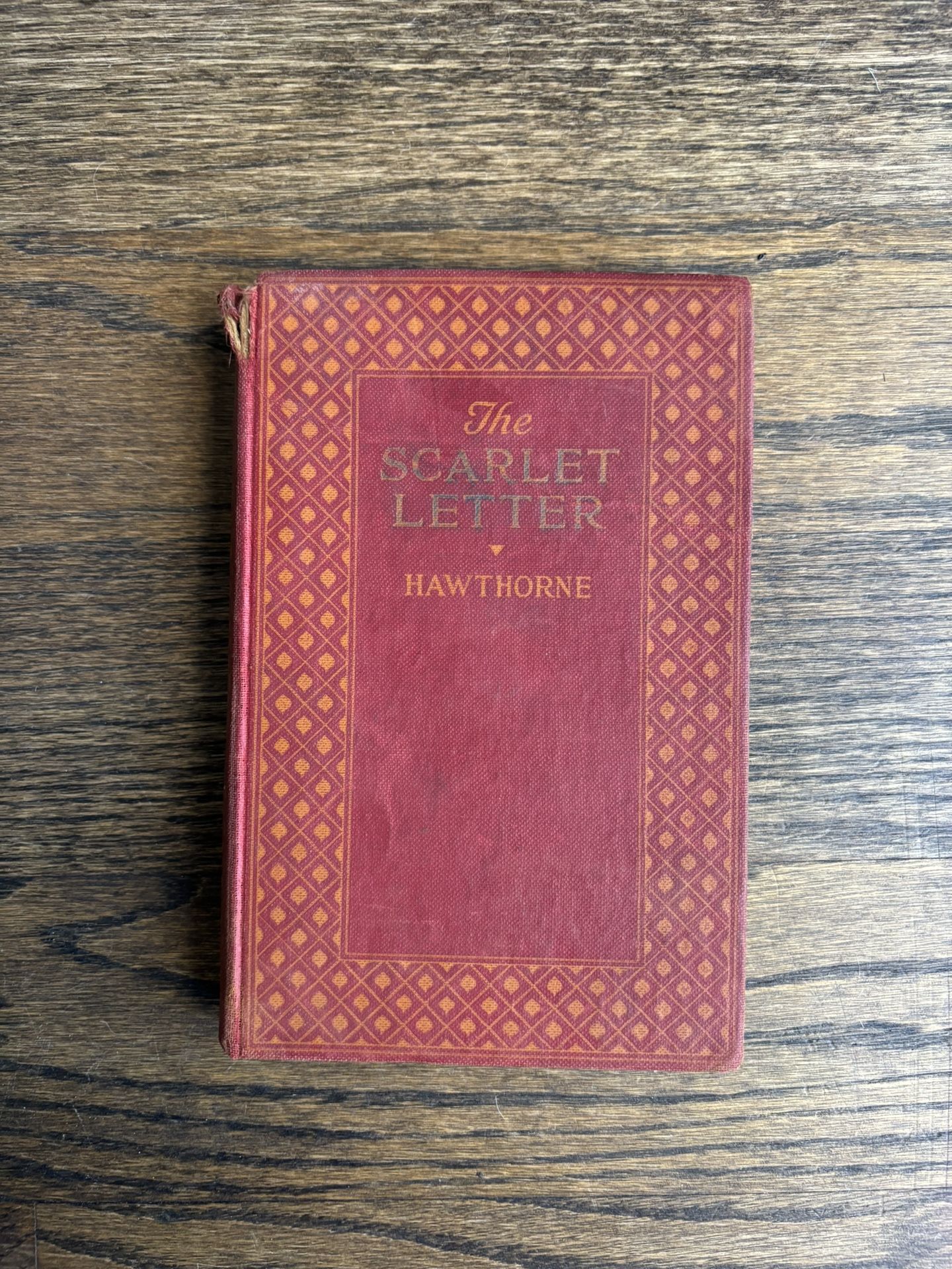 Antique Hardback Book -The Scarlet Letter