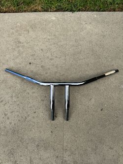 Chrome pullback T-Bar / Drag T-Bar with built-in (integrated) risers.