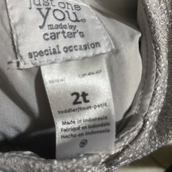 Silver Baby Girl Dress 