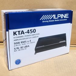 KTA Series Compact Power Pack Amplifier 4 Channel Speaker System 400 Watts 🚨 Payment Options Available 🚨 No Credit Needed 🚨 