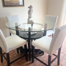 White Dining Set 