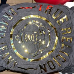 Gold And Black True Religion Shirt Medium