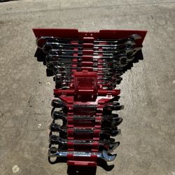 Husky Wrench Sets, Short And Long, SAE And Metric