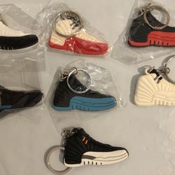 AIR JORDAN  XII 12 RETRO OG SNEAKER SHOES 2D KEYCHAIN 