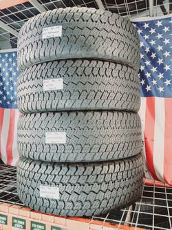 ✔️ Set of 4 Used Tires P265/70R17 GOODYEAR WRANGLER ATS ALL TERRAIN 265 70 17
