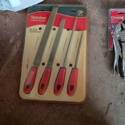New Tools Nicholson 4 piece File Set