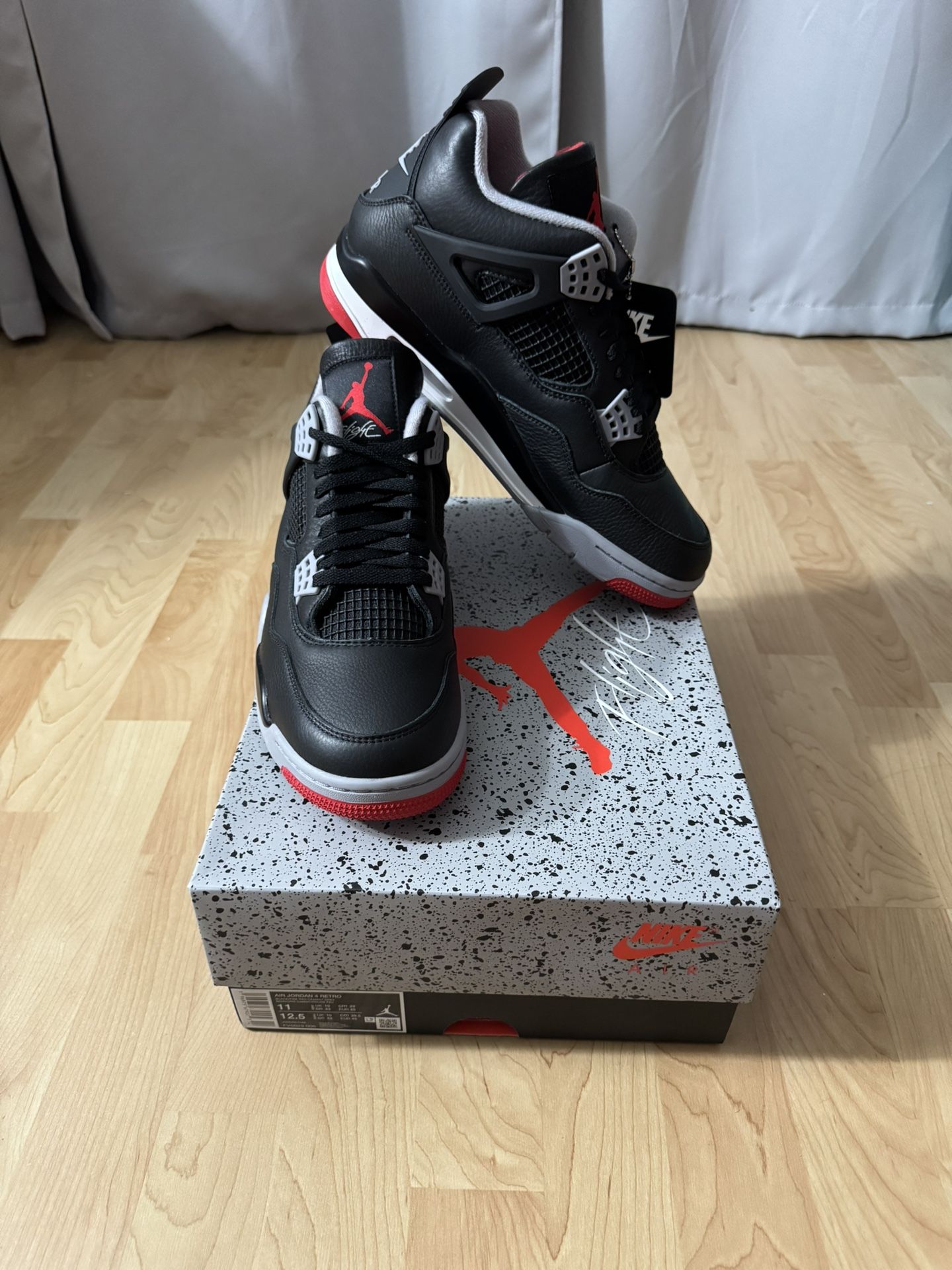 Jordan 4 “Bred Reimagined” – Men’s 11