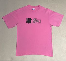 RARE Undefeated x Formula 1 Las Vegas Grand Prix 2023 Pink T-Shirt Size Medium