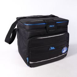 Arctic Zone Lunch Box Cooler Zipperless Coldlok Cooler Ice Chest w/ Strap Black