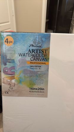 Watercolor canvas