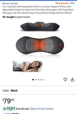 3 in 1 Upadate Rechargeable Electric Lumbar Support Pillow