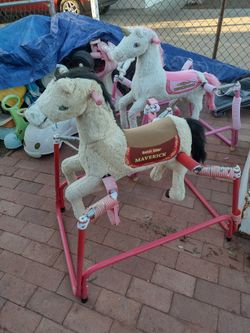 Plush Spring Horses