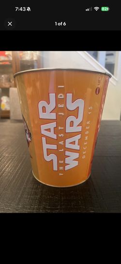 Collectible AMC Theatres Metal Popcorn Tin for Star Wars: The Last Jedi