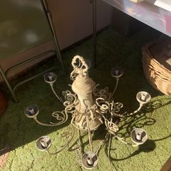 Antique Chandelier All Metal 