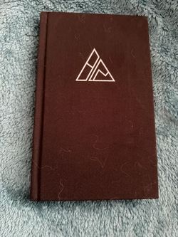 Black Hardcover Journal with Triangle Logo