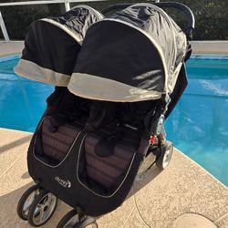 City Mini By Baby Jogger Double Stroller In EXCELLENT Condition!! 