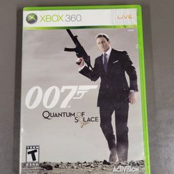 007 Quantum Of Solace For Xbox 360