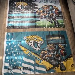 Used Flag Size 3ftx5ft Jaguars, Texans Browns Colts Bengals, Panthers New York Giants, Kansas City Chiefs, Chiefs