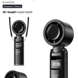 Lerat Portable Turbo Fan 3-in-1 Handheld Desk Flashlight