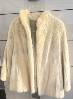 Mink Beige Fur Coat