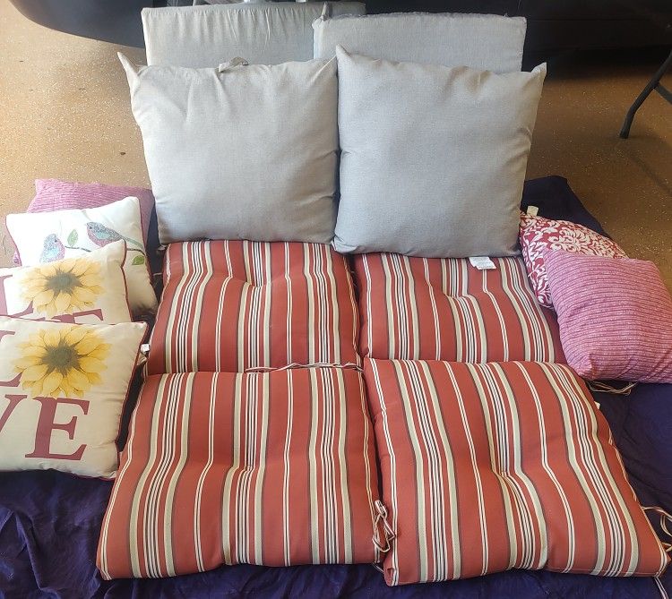 Patio Cushions and Pillows