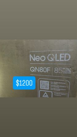 Samsung - 85” Class QN80F Series Neo QLED Mini LED 4K UHD SamsungVision AI Smart Tizen TV