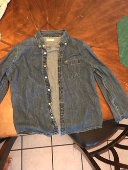 Hollister jean jacket shirt