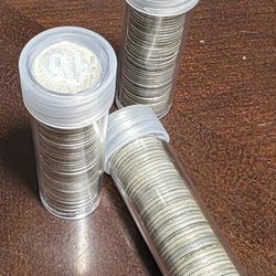 Silver Dimes (50 In Plastic Roll) Pre 1964