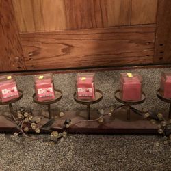 Candle Holder With Candles