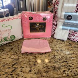 Pink Bedding Accesories