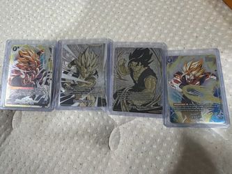 Dragon Ball Super Card Game Lot of 4
