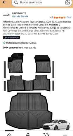 Toyota Corolla  2025-2026 full mats