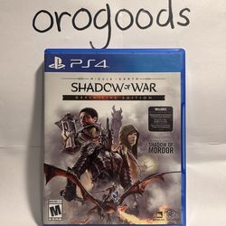 Playstation 4 Games | Great condition - Shadow of War, Metal Gear Solid V