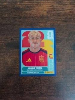Lamine Yamal World Cup Sticker Blue Rarity