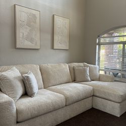 Ashley Cream Couch New
