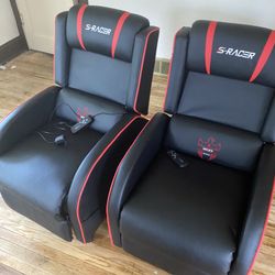 Massage Reclining Gaming Chair