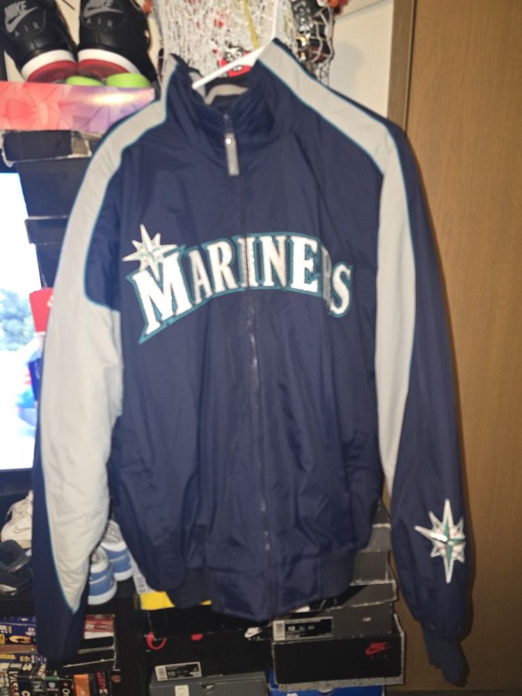 Vintage majestic seattle mariners, dugout jacket size Xl