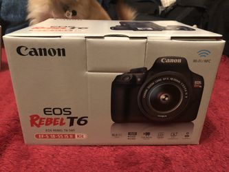 Canon ESO Rebel T6 camera