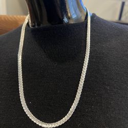 Sterling Silver Ladies Serpentine Necklace…new