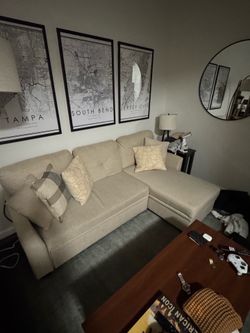Couch with Bed and Storage