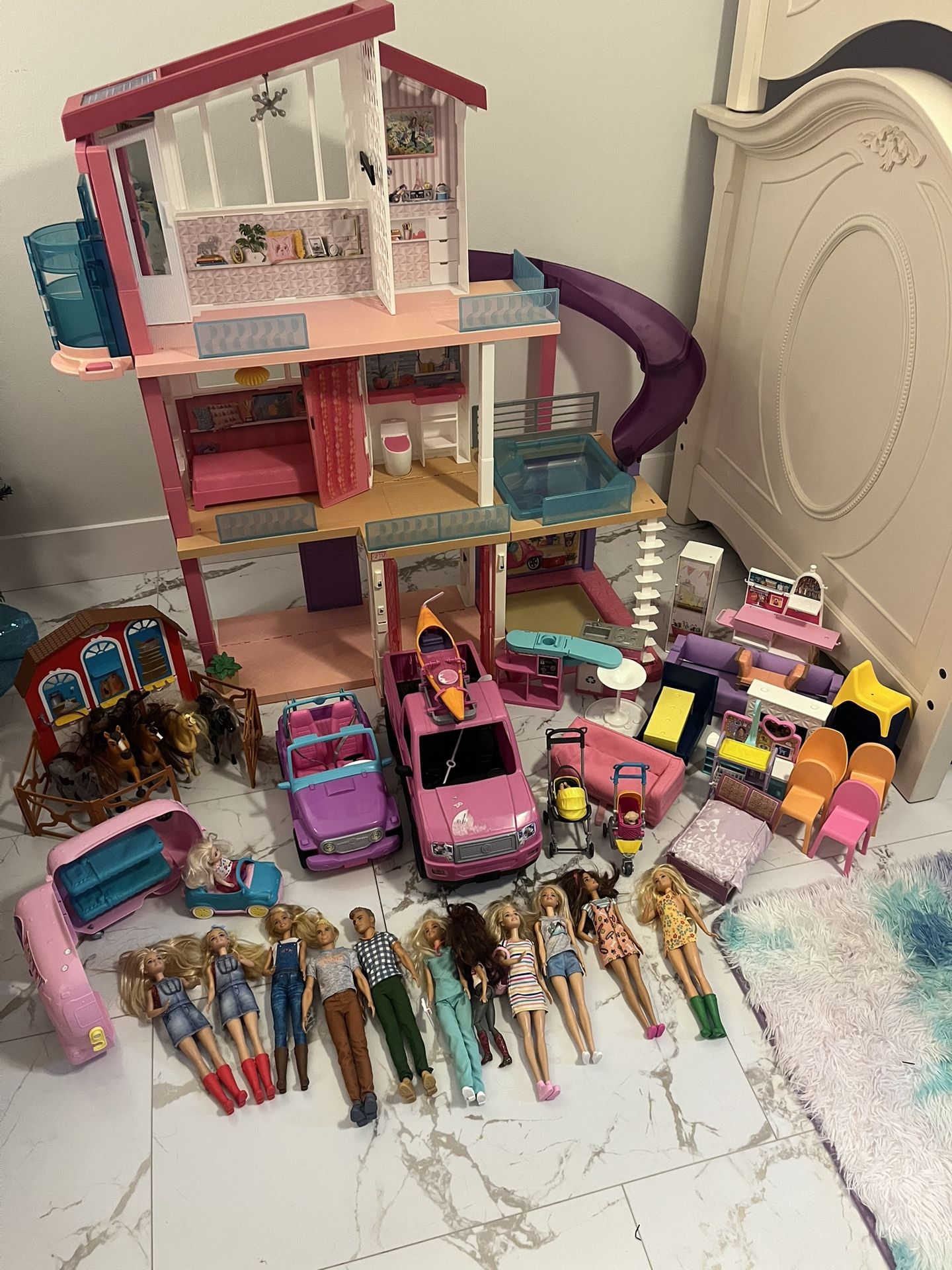 Barbie House and Accessories