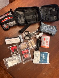 New Tactical First Aid Kit; Trauma Kit w/Tourniquet, Bandages, Splint