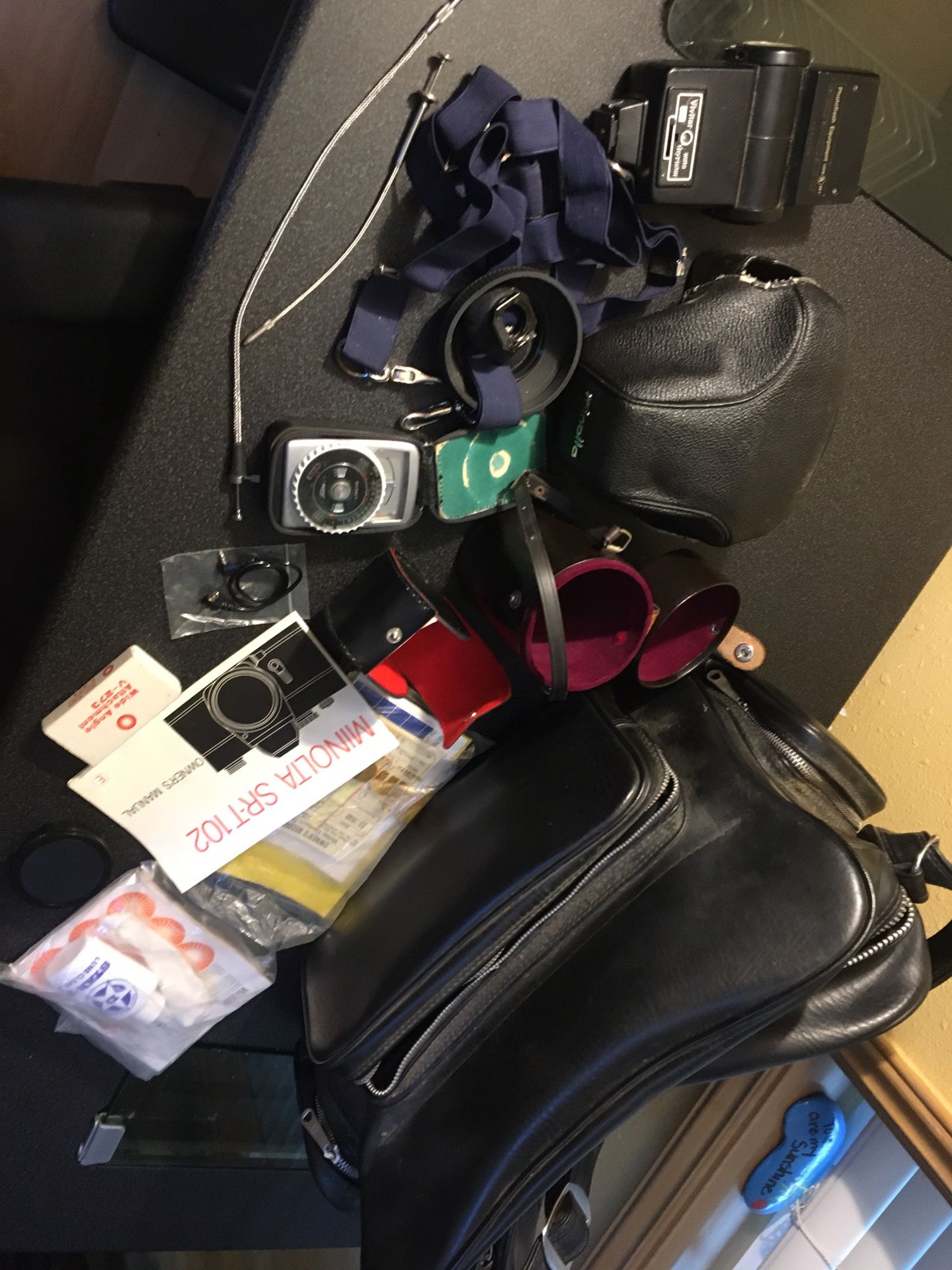Camera Equipment W/Recorder Bag