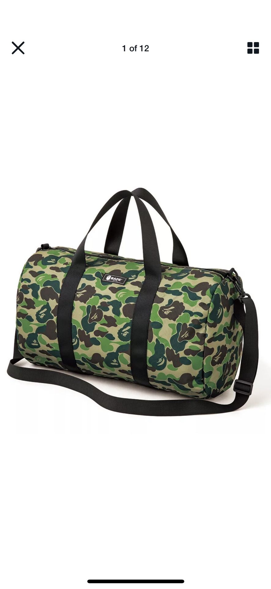 Bape duffle bag spring 2020