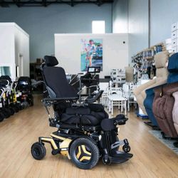 Power Wheelchair with Tilt and Headrest
